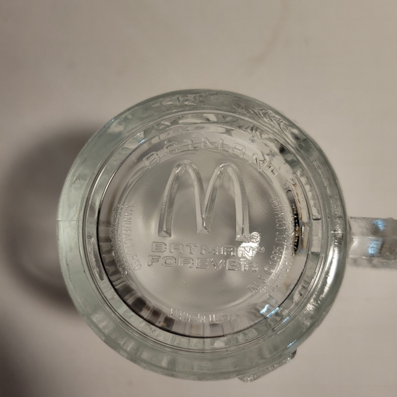 McDonald's Dining Batman Mug In Excellent Condition Glass Mcdonalds